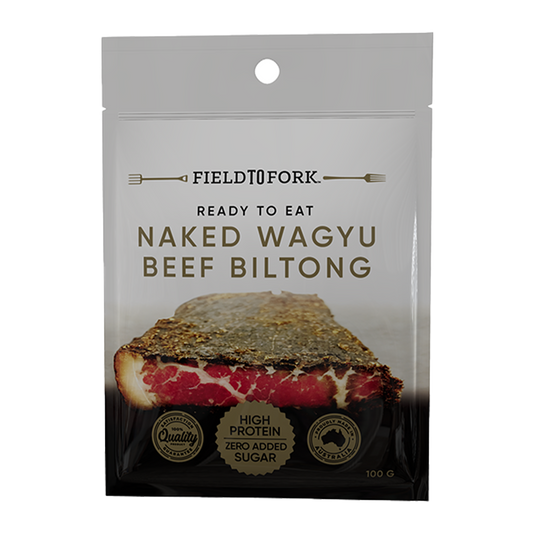 Field To Fork Wagyu Sliced Biltong 100g