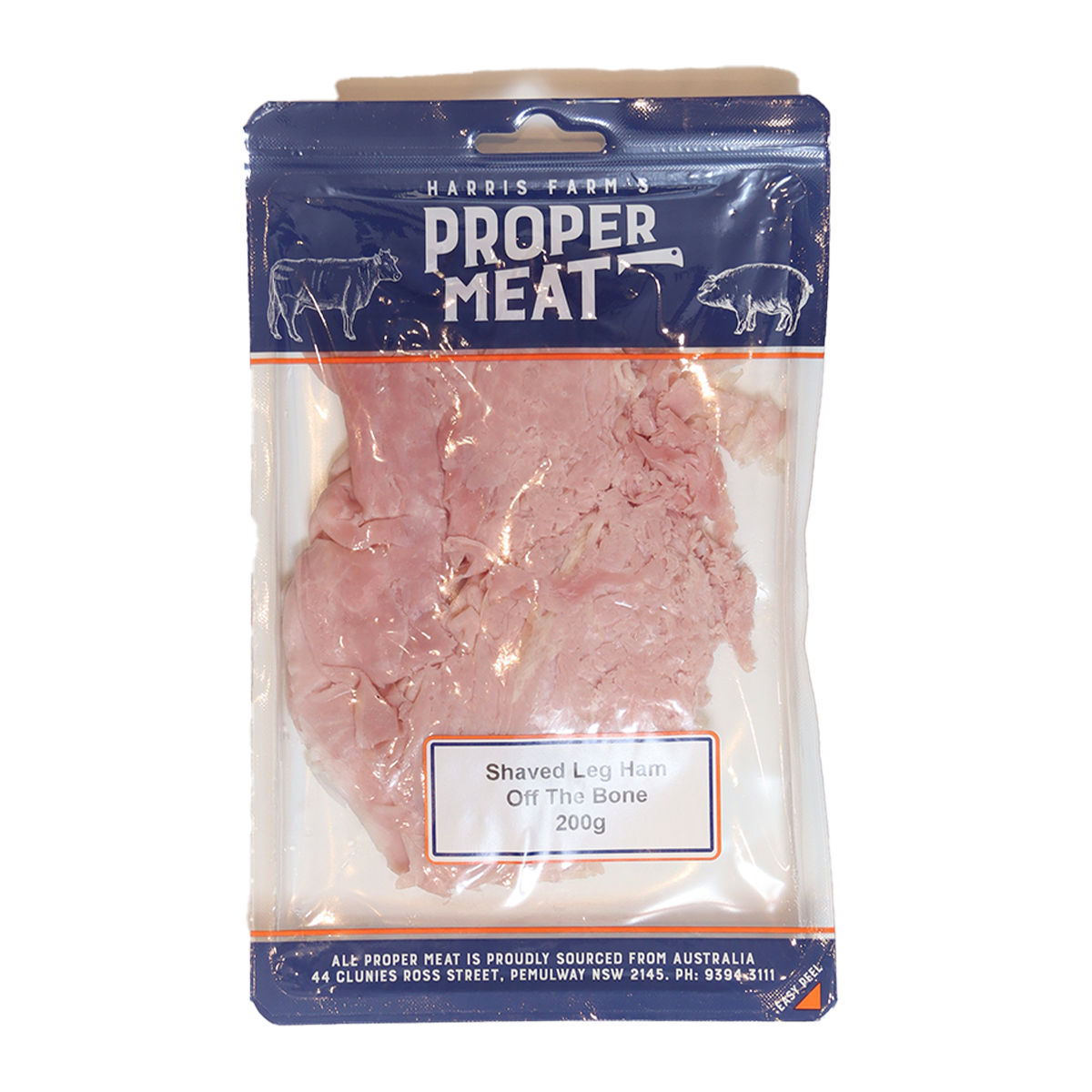 Harris Farm Shaved Ham Off Bone 200g