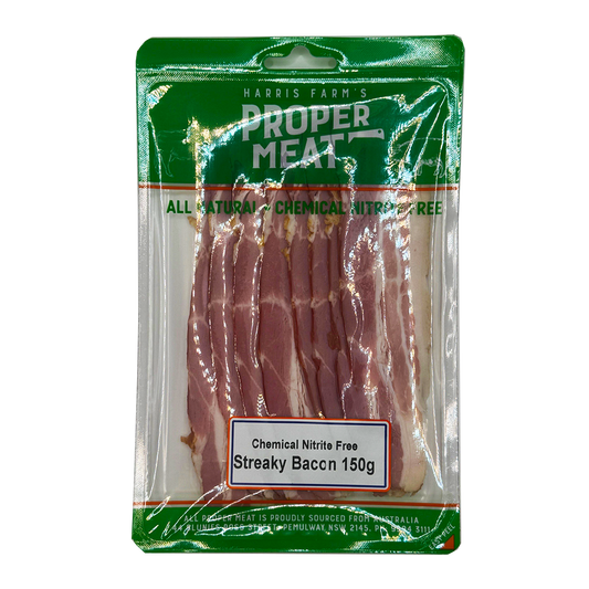 Proper Meat Nitrite Free Streaky Bacon 150g