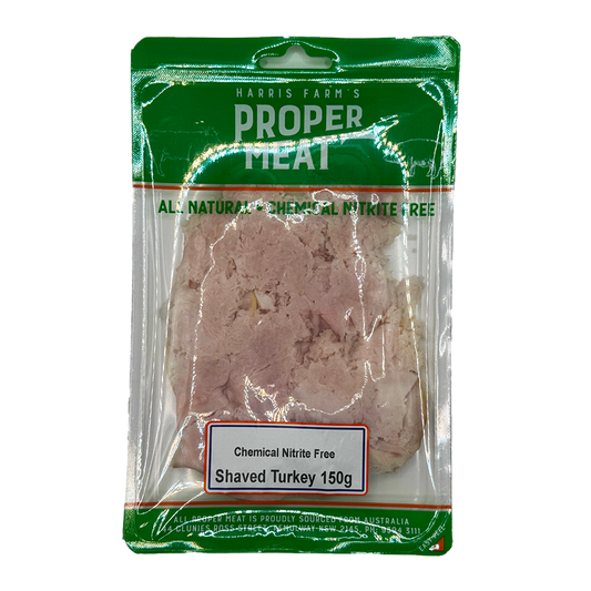Proper Meat Nitrite Free Shaved Turkey 150g
