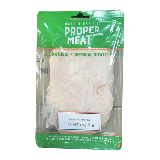 Proper Meat Nitrite Free Shaved Turkey 150g