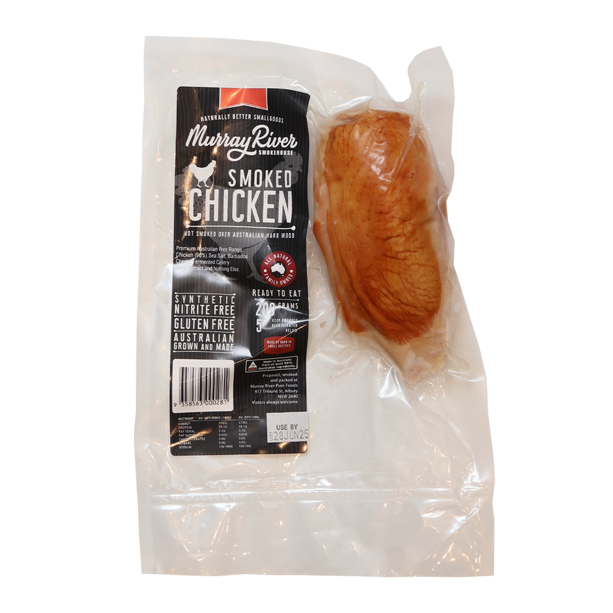 Murray River Smokehouse Smoked Chicken Breast 200g