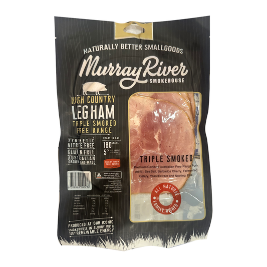 Murray River Smokehouse Nitrite Free Triple Smoked Leg Ham 180g