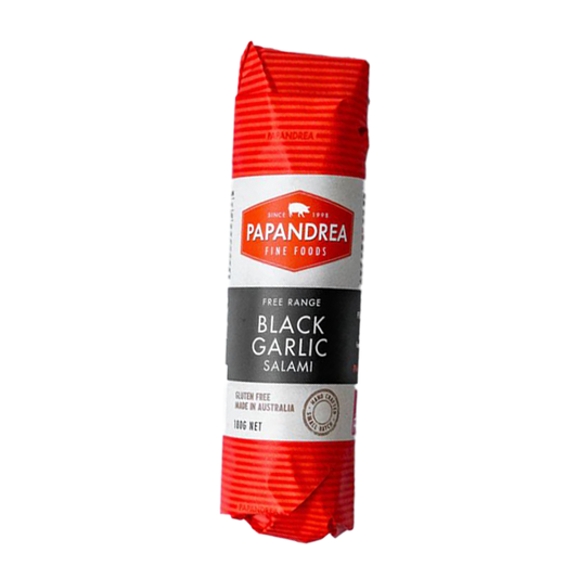 Papandrea Fine Foods Black Garlic Salame Piccolo 180g