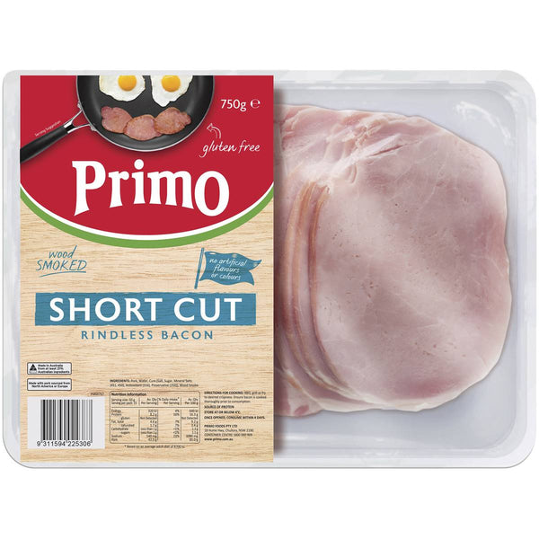 Primo Shortcut Bacon 750g