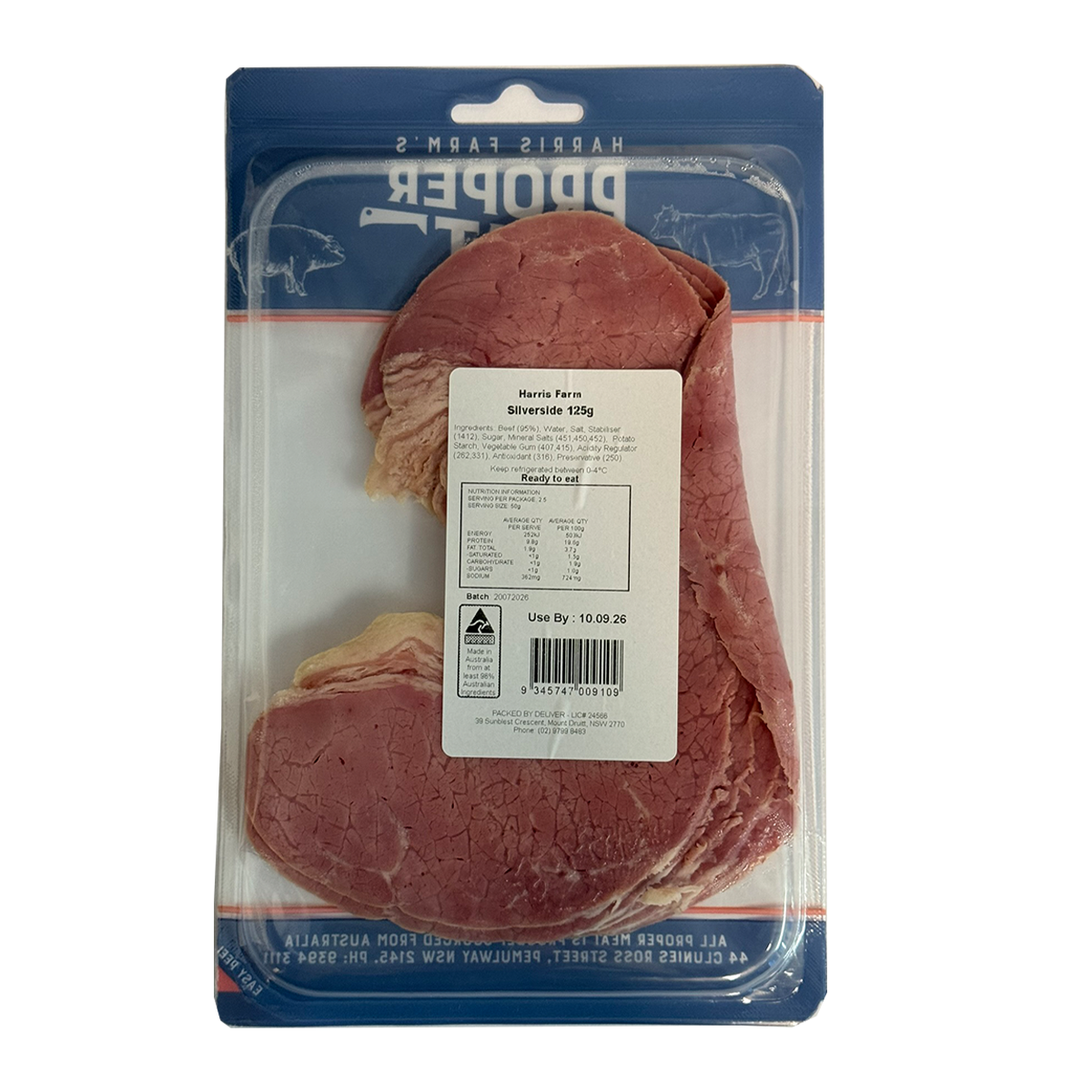 Proper Meat Silverside 125g