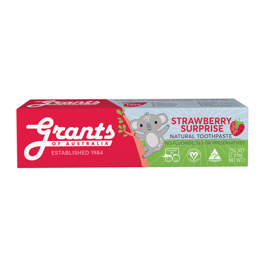 Grants Strawberry Surprise Kids Natural Toothpaste 75g