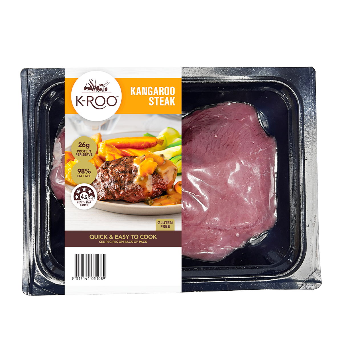 K-Roo Kangaroo Steak 500g