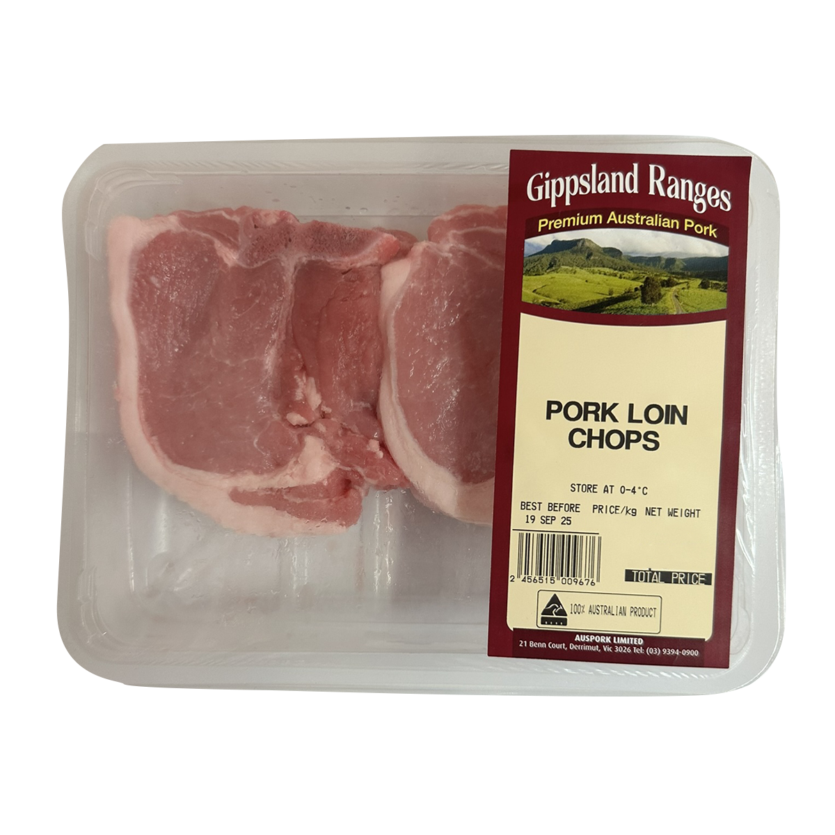 Gippsland Pork Midloin Chop 460g