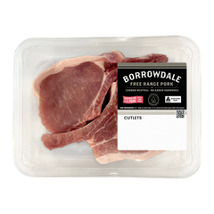 Borrowdale Free Range Pork Cutlet 250g-500g