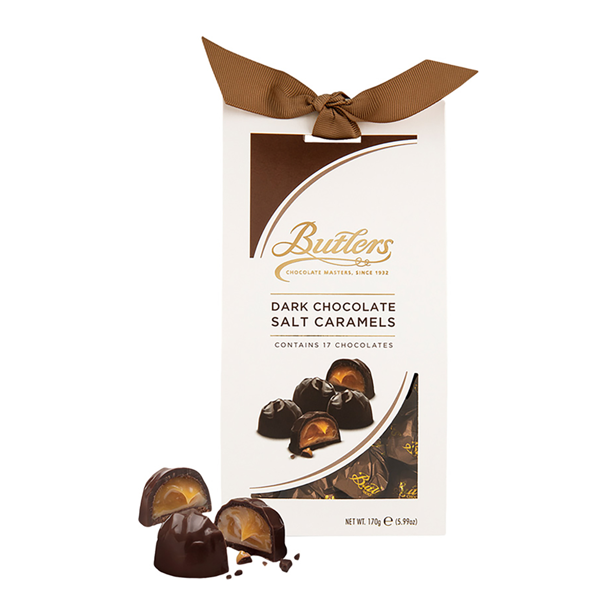 Butlers Dark Chocolate Salted Caramels 170g