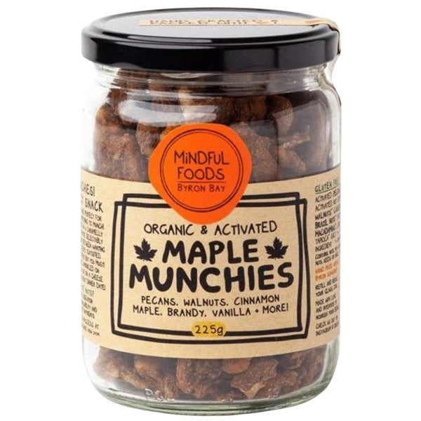 Mindful Foods Maple Munchies Organic and Activated 225g