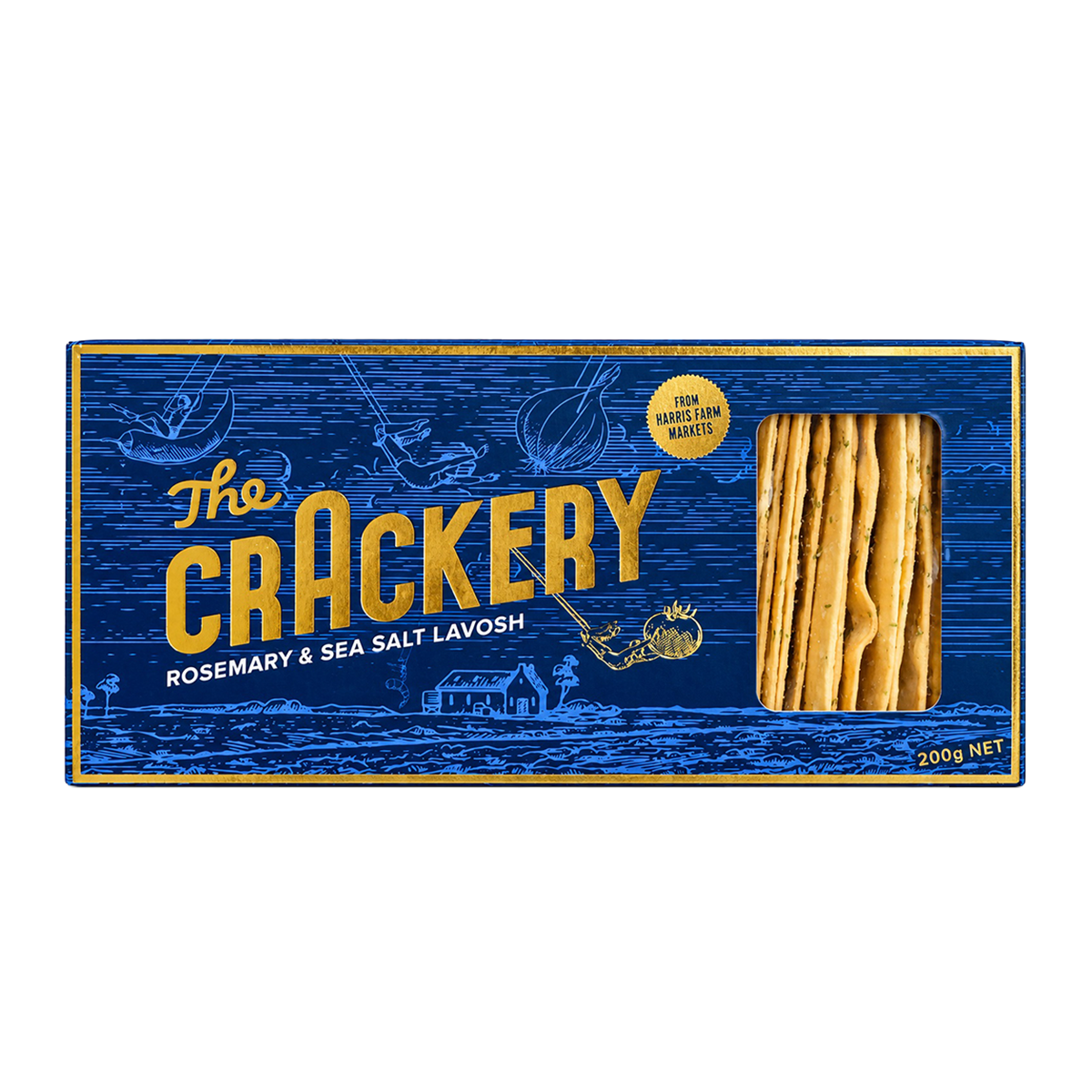 Harris Farm Rosemary Seasalt Lavosh 200g