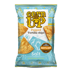 Corn Up Popped Tortilla Chips Salt 60g