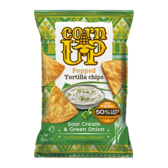 Corn Up Popped Tortilla Sour Cream and Onion 60g