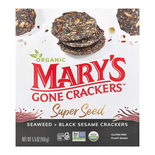 Mary's Gone Crackers Super Seaweed Cracker 156g
