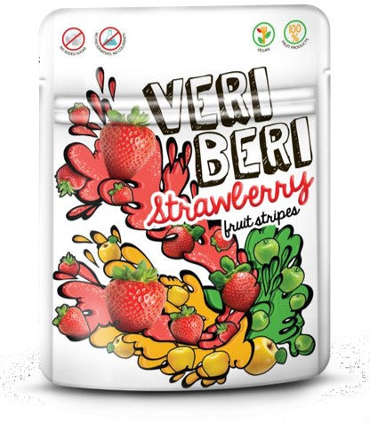 Veri Beri Strawberry Fruit Stripes 50g