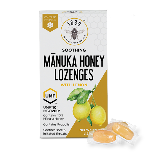 1839 Manuka Honey Lemon Lozenges x12 54g
