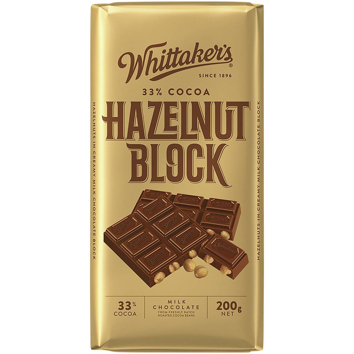 Whittakers Chocolate Hazelnut 200g – Harris Farm Markets