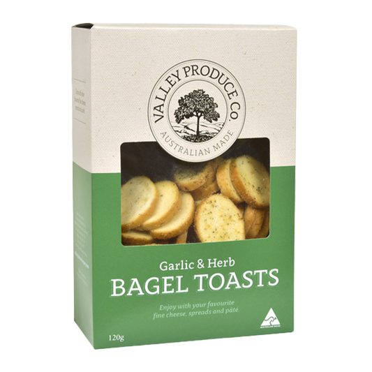 Valley Produce Co Garlic & Herb Bagel Toast 120g