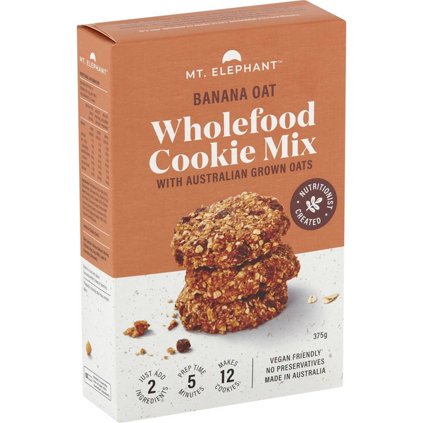Mt Elephant Banana Oat Superfood Cookie Mix 375g Harris Farm Markets