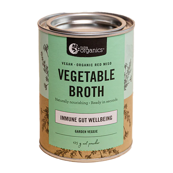 Nutra Organics Vegetable Broth Garden Veggie 125g Harris Farm Markets