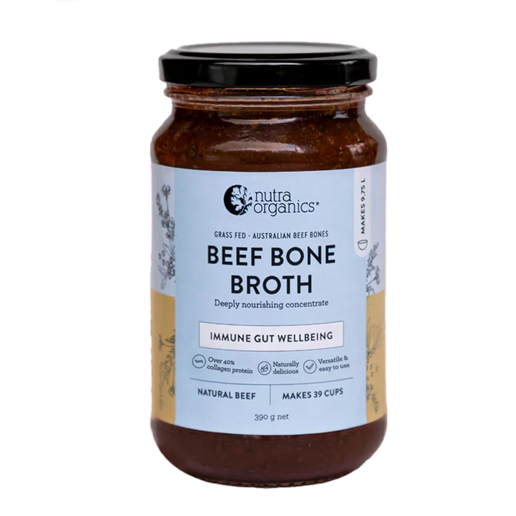 Nutra Organics Beef Bone Broth Natural 390g Harris Farm Markets