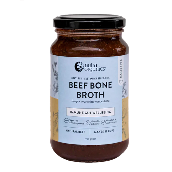Nutra Organics Beef Bone Broth Natural 390g Harris Farm Markets