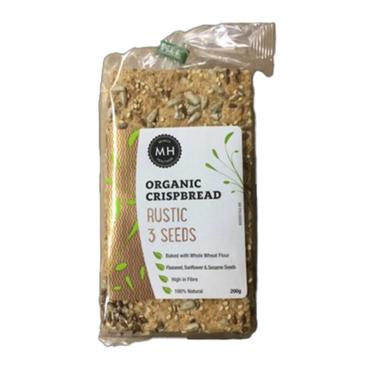 Munch Healthier Rustic 3 Seeds Organic Crispbread 200g