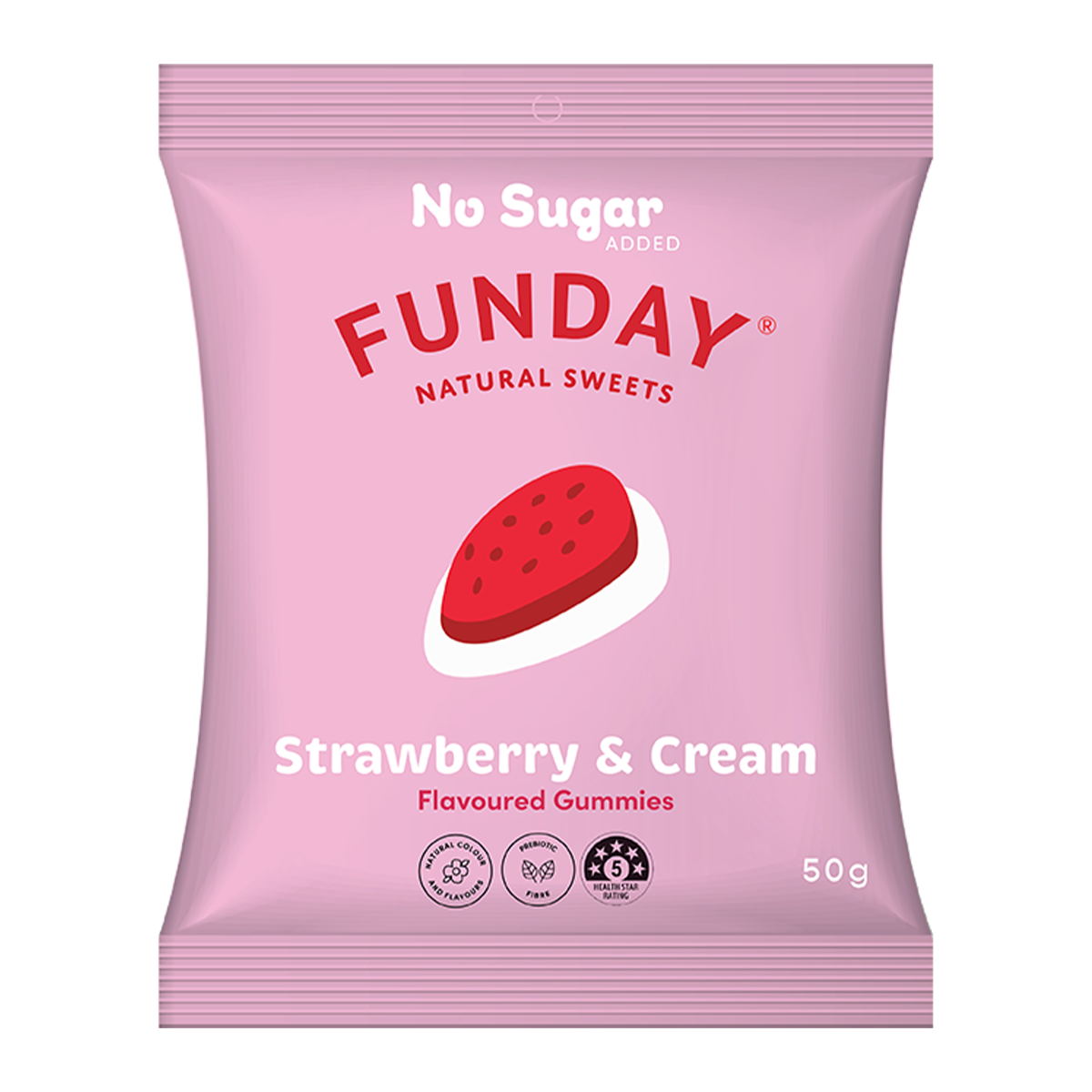 Funday Strawberry and Cream 50g