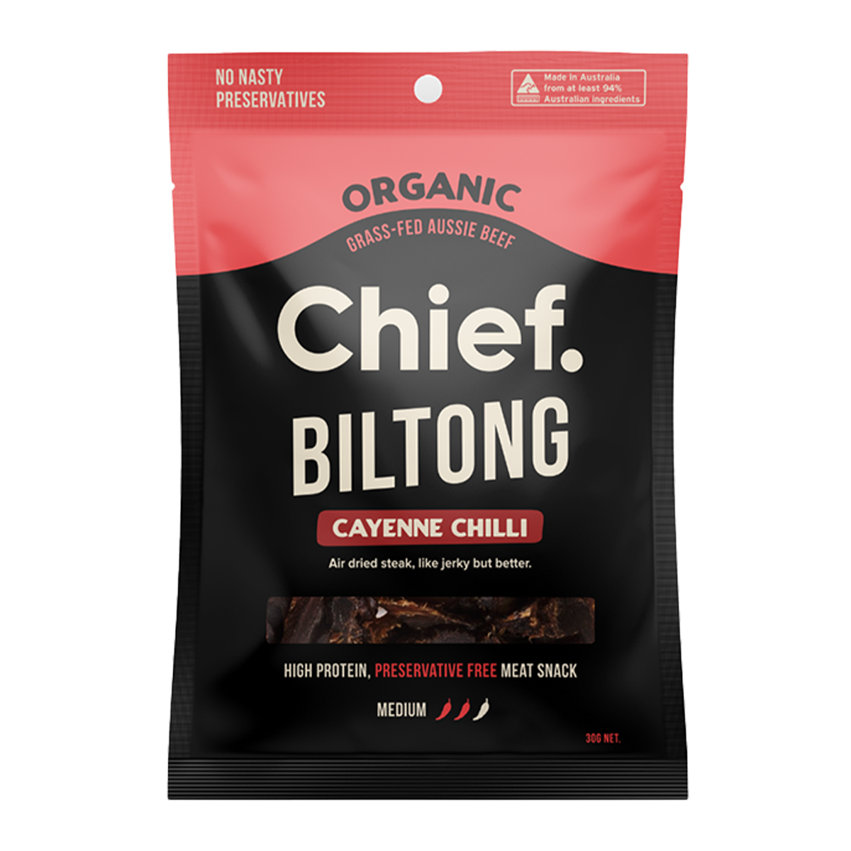 Chief Cayenne Chilli Biltong 30g