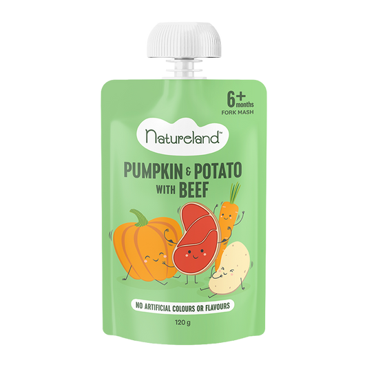 Natureland Pumpkin, Potato and Beef 6 Months+ 120g