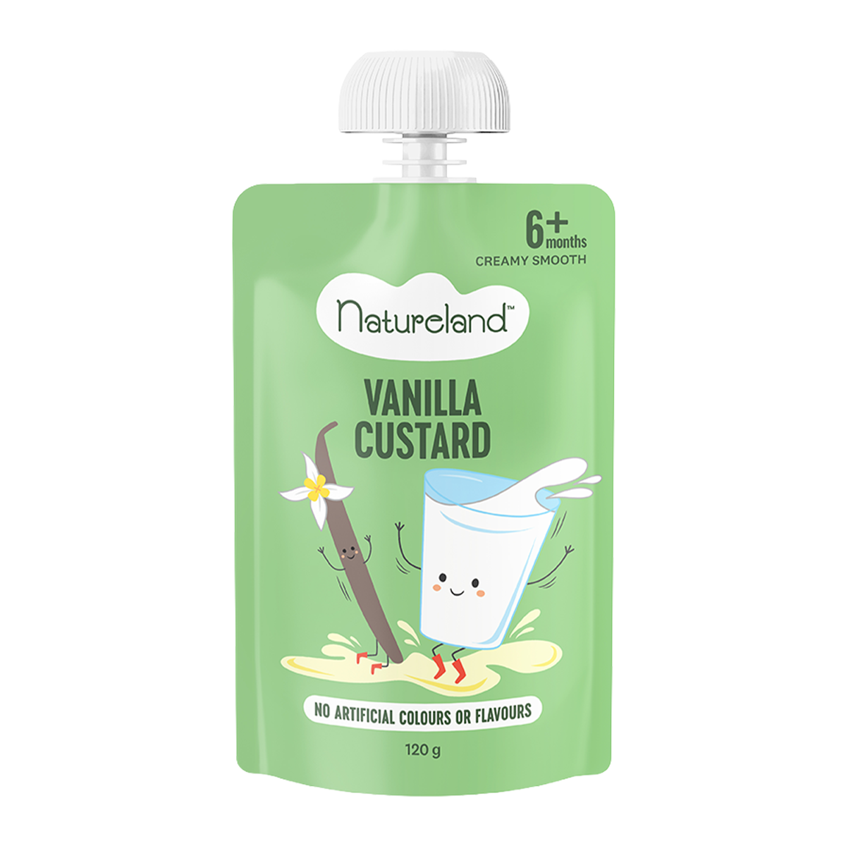 Natureland Vanilla Custard 6 Months+ 120g