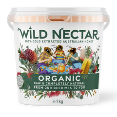Wild Nectar Australian Organic Honey Bucket 1kg