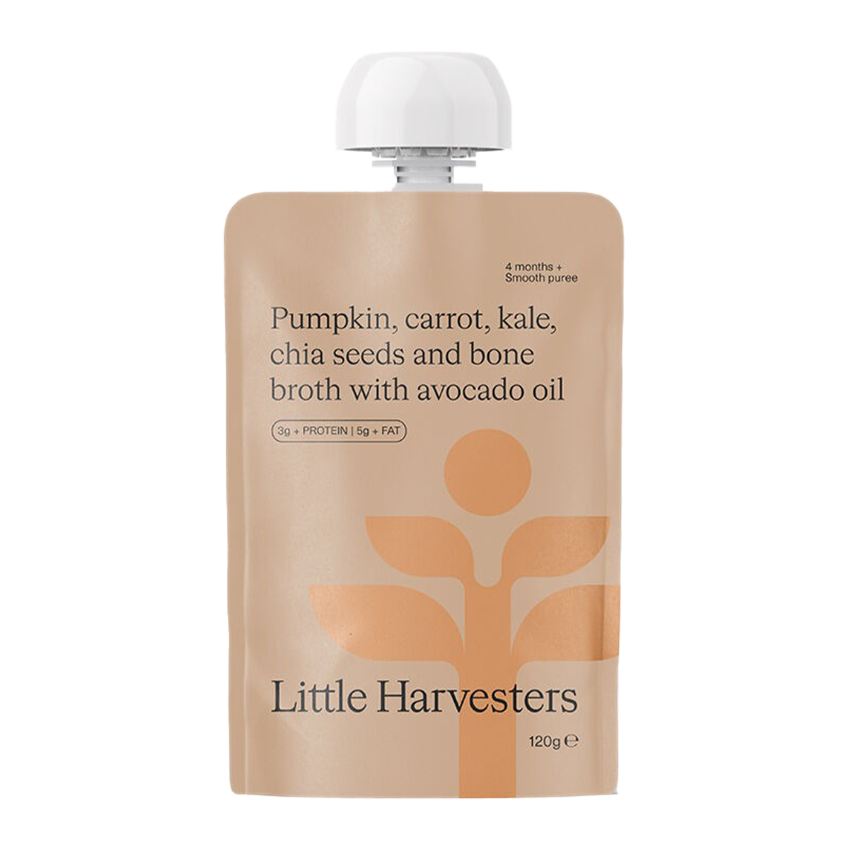 Little Harvesters Pumpkin Kale Puree Pouch 120g
