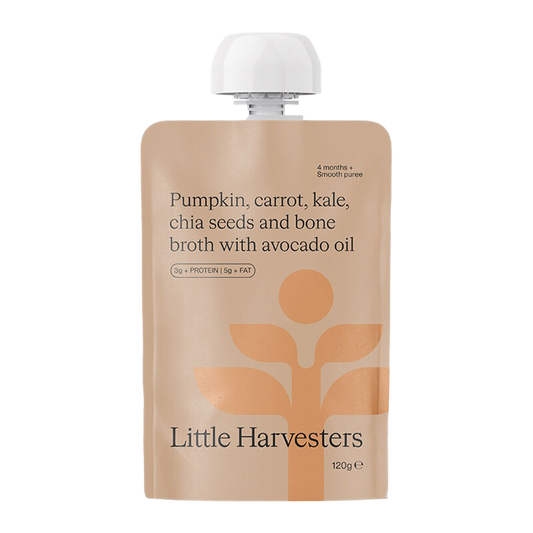 Little Harvesters Pumpkin Kale Puree Pouch 120g