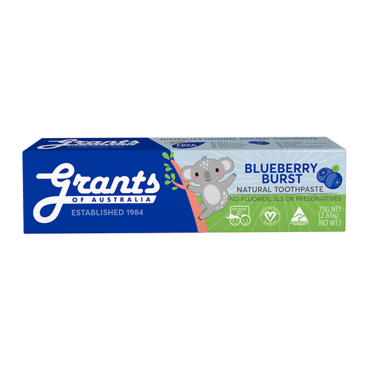 Grants Blueberry Burst Kids Natural Toothpaste 75g