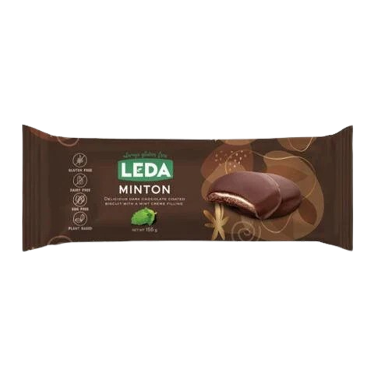 Leda Minton Chocolate Gluten Free Biscuits 155g