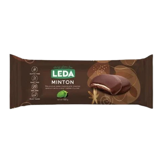 Leda Minton Chocolate Gluten Free Biscuits 155g