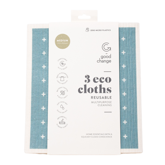 Good Change Eco Cloths Medium x3 Pack