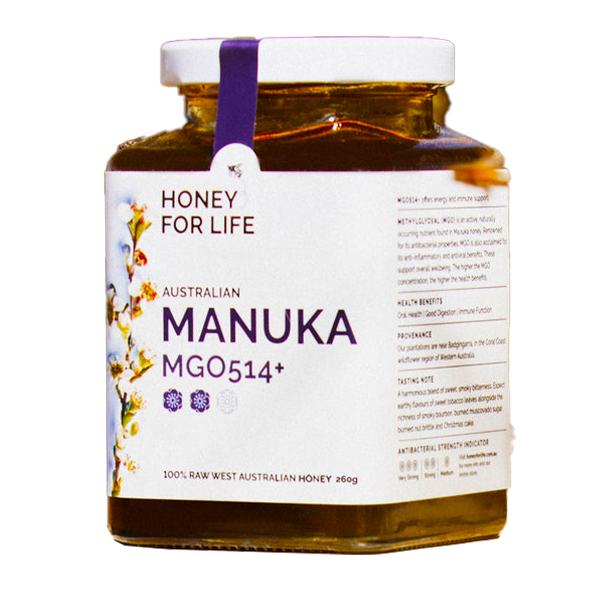 Honey For Life Manuka MGO514+ 260g
