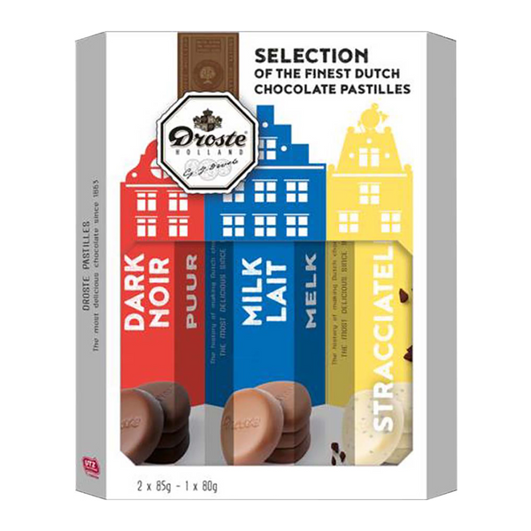 Droste Chocolate Pastilles Roll Gift Pack x3 255g