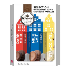 Droste Chocolate Pastilles Roll Gift Pack x3 255g