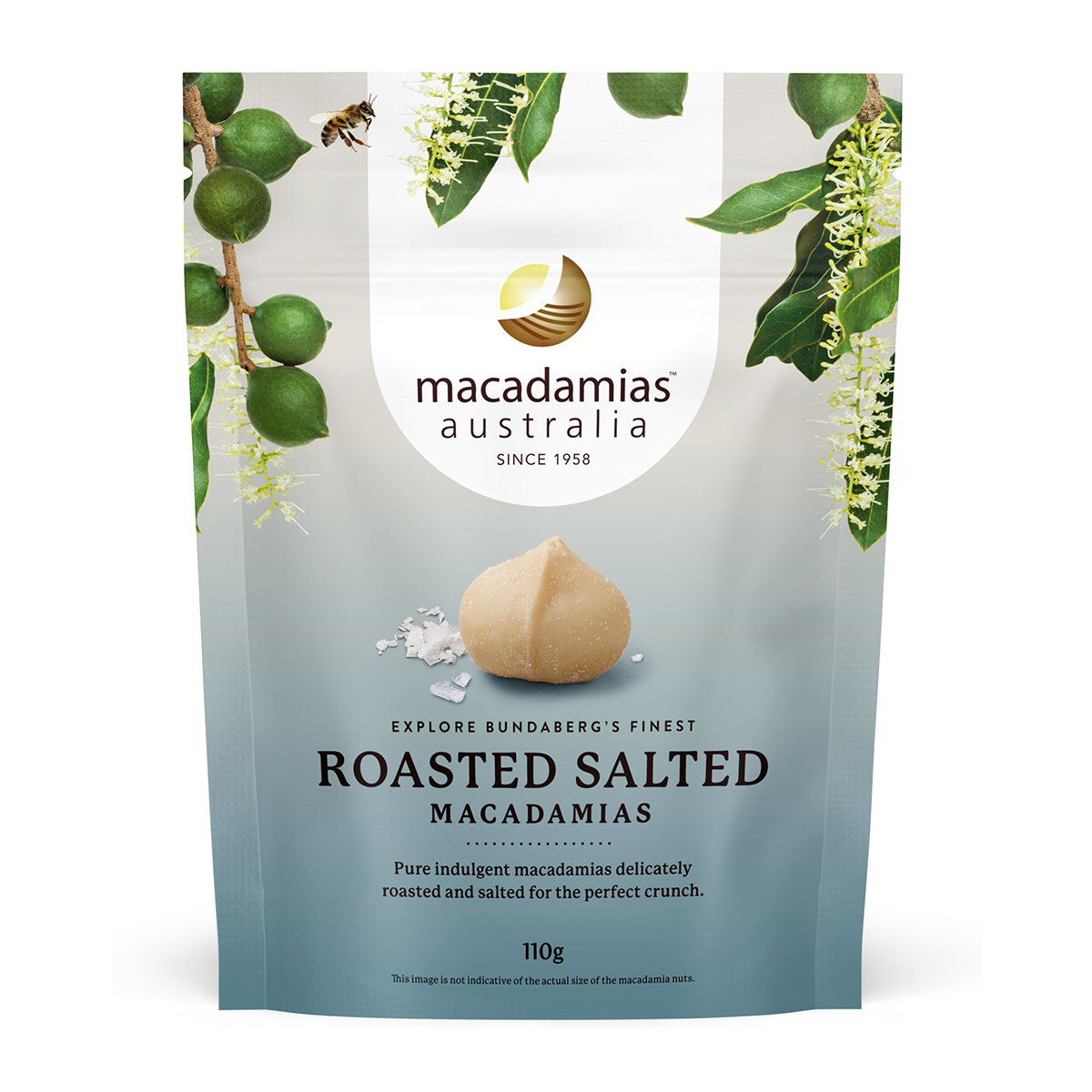 Macadamias Australia Roasted Salted Macadamias 110g