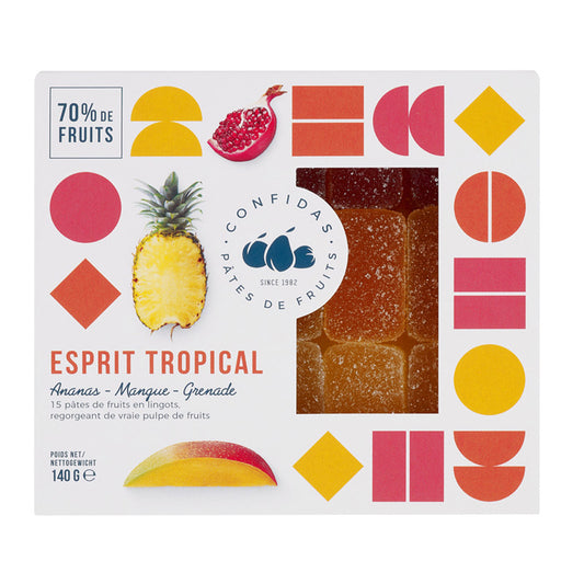 Confidas Tropical Fruit Jellies 140g