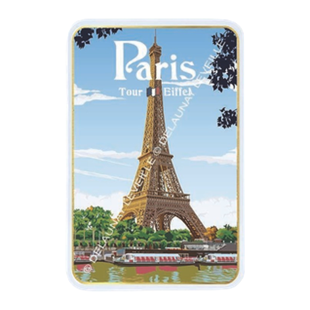 Delaunay Leveille Biscuits Eiffel Paris Tin 300g