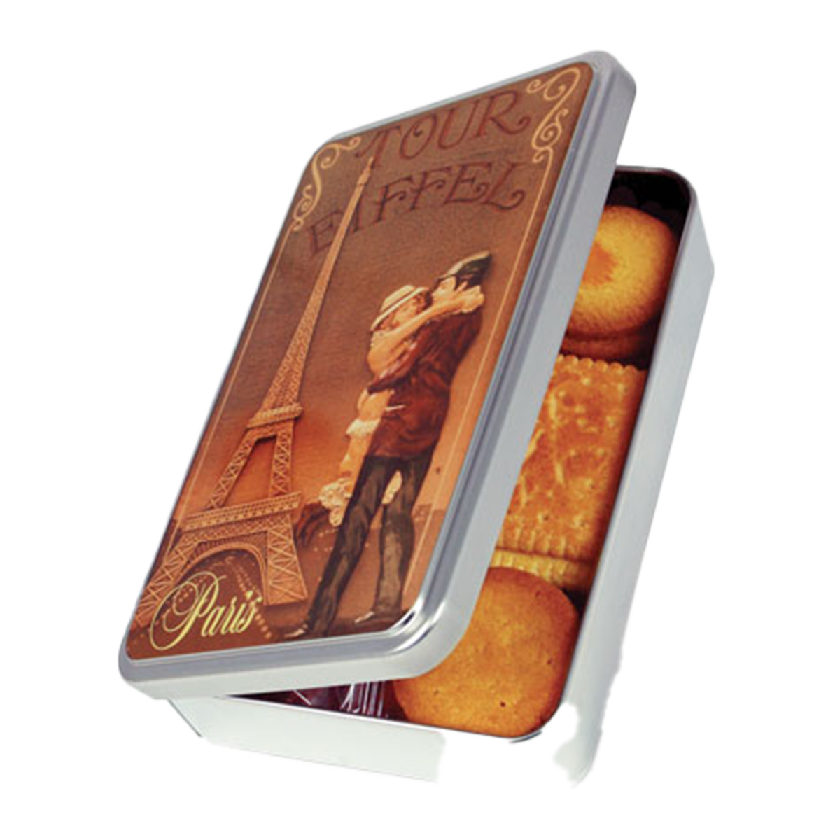 DeLaunay Leveille Biscuits Paris Tin 90g