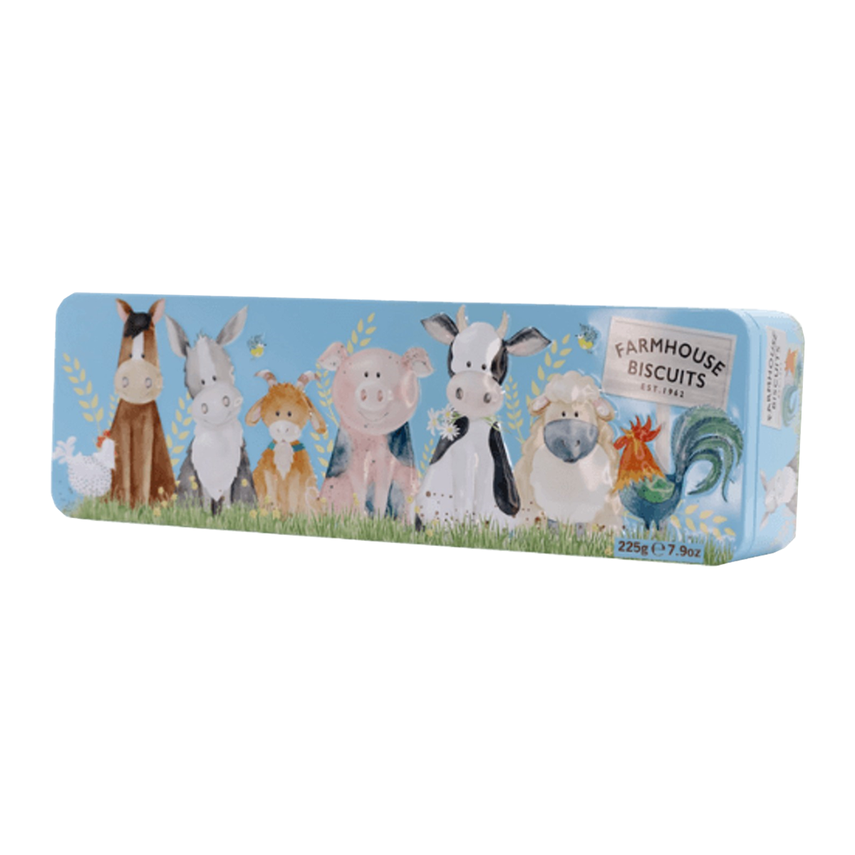 Farmhouse Oat Cookies Farmyard Tin 225g