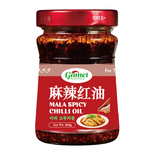 Gamei Mala Spicy Chilli Oil 200g