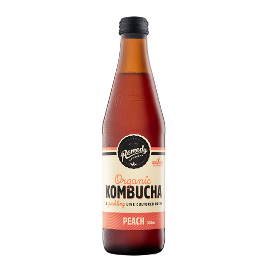 Remedy Drinks Organic Kombucha Peach 330ml